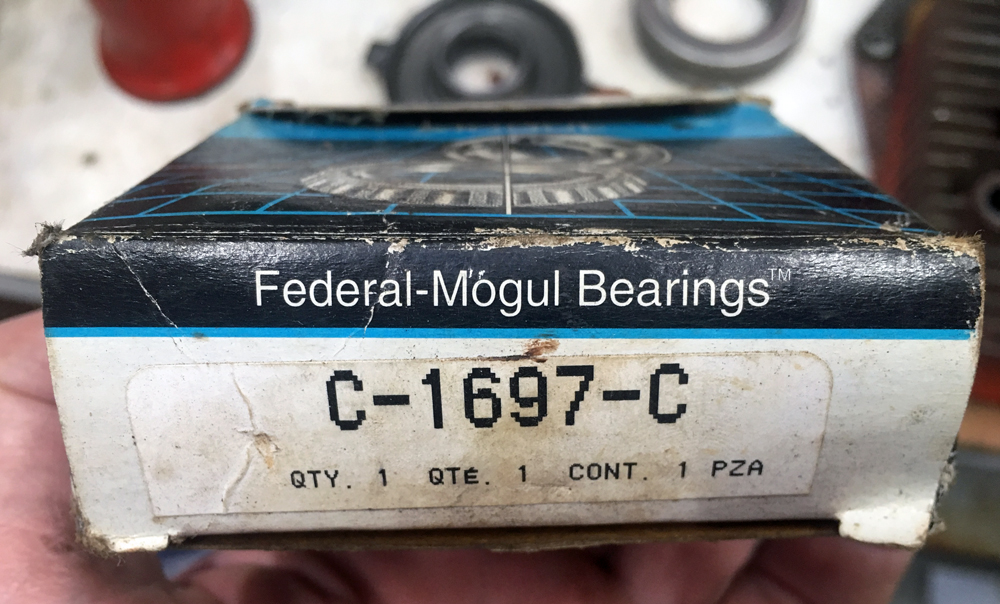 A new throwout bearing in the box.  (Photo © Russ Chastain)